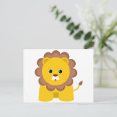 Cute Baby Lion Briefkaart (Staand voorkant)