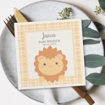 Cute Baby Lion Cub Gender Neutral Baby shower