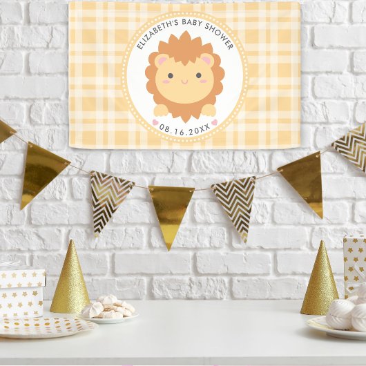 Cute Baby Lion Cub Gender Neutral Baby shower Spandoek