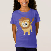 Cute Baby Lion Cub T-shirt (Voorkant)