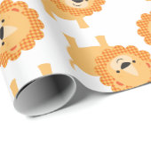 Cute Baby Lions Wrapping Paper Cadeaupapier (Rol Hoek)