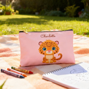 Cute Baby Luipaard Safari Dier Kinderen Etui