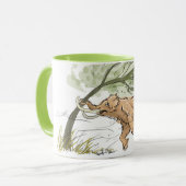 Cute Baby Mammoth Mok (Voorkant links)