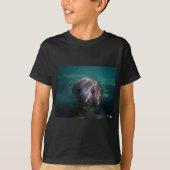 Cute baby manatee boys t-shirt (Voorkant)