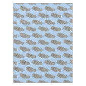 Cute baby manatee met bellenillustratie tafelkleed (Voorkant)