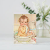 Cute Baby met een wissel Briefkaart (Staand voorkant)