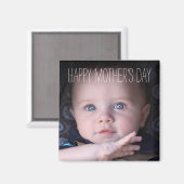 Cute Baby Moederdag Gift Photo Magnets Magneet (Voorkant / Achterkant)