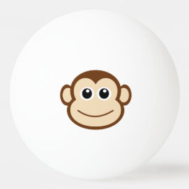 Cute Baby Monkey Face Pingpongbal