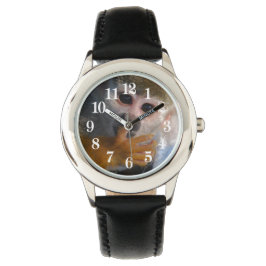 Cute Baby Monkey gered Horloge