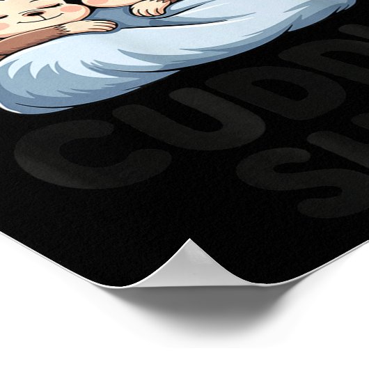 Cute Baby Monkey Lovers This Is My Cuddle  Poster (Hoek)