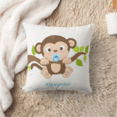 Cute Baby Monkey Sierkussen (Deken)