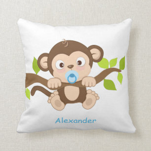 Cute Baby Monkey Sierkussen