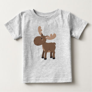 Cute Baby Moose Animal