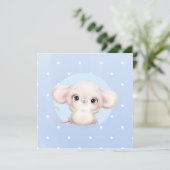 Cute baby muis poster kaart (Staand voorkant)