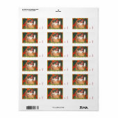 Cute Baby Myotonic Goat Kerstmis Label (Full Sheet)