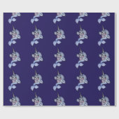 Cute baby narwhal cadeaupapier (Vlak)