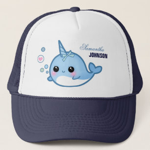Cute baby narwhal - Gepersonaliseerd Trucker Pet