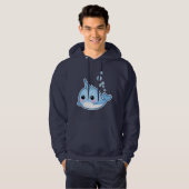 Cute baby narwhal hoodie (Voorkant volledig)