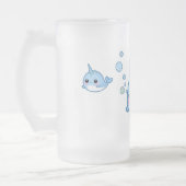 Cute baby narwhal matglas bierpul (Links)