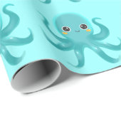 Cute Baby Octopus Cadeaupapier (Rol Hoek)