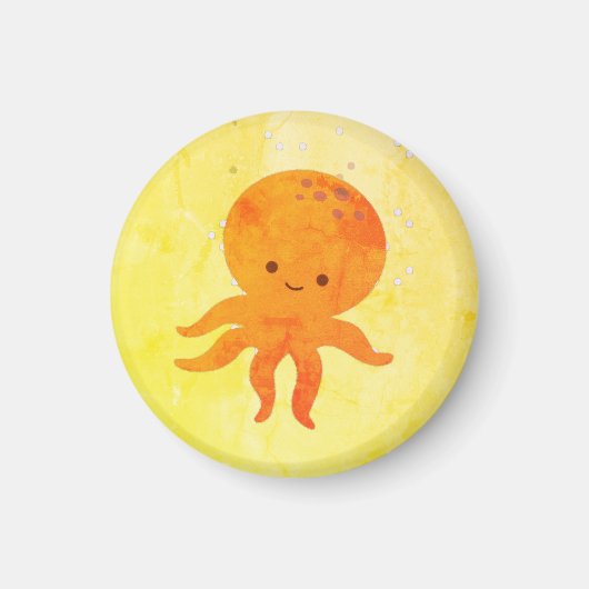 Cute Baby Octopus Cartoon Magneet (Voorkant)