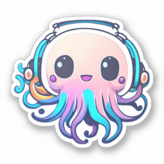 Cute Baby Octopus Sticker