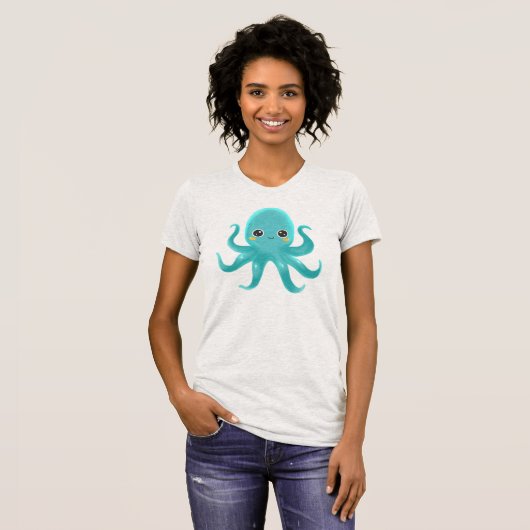 Cute Baby Octopus T-shirt (Voorkant volledig)