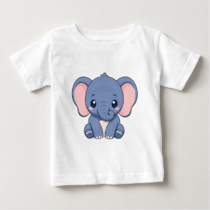 Cute Baby Olifant Cartoon Ontwerp