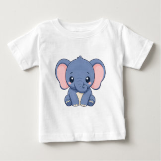 Cute Baby Olifant Cartoon Ontwerp