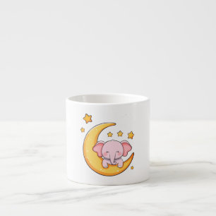 Cute baby-olifant espresso kop