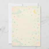 Cute Baby Olifant Geslacht Reveal Uitnodiging (Achterkant)