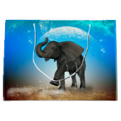 Cute baby-olifant large cadeautasje (Voorkant)