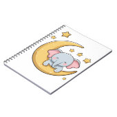 Cute baby-olifant notitieboek (Linkerzijde)