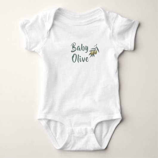 Cute Baby Olive Romper (Voorkant)