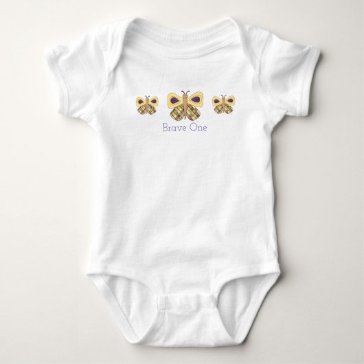 Cute Baby one Piece Bodysuit - Brave One (Voorkant)