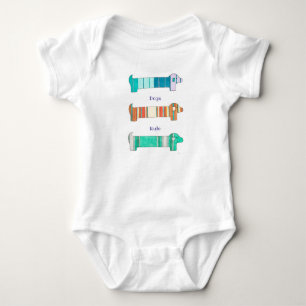 Cute Baby One Piece - Dogs Rule Romper