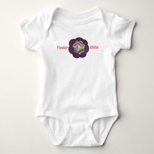 Cute Baby one Piece - Flower Child Romper (Voorkant)