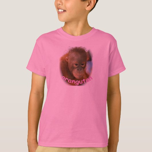 Cute Baby Orangutan Fan T-shirt (Voorkant)