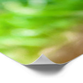 Cute baby orangutan kijkt in verwondering poster (Hoek)