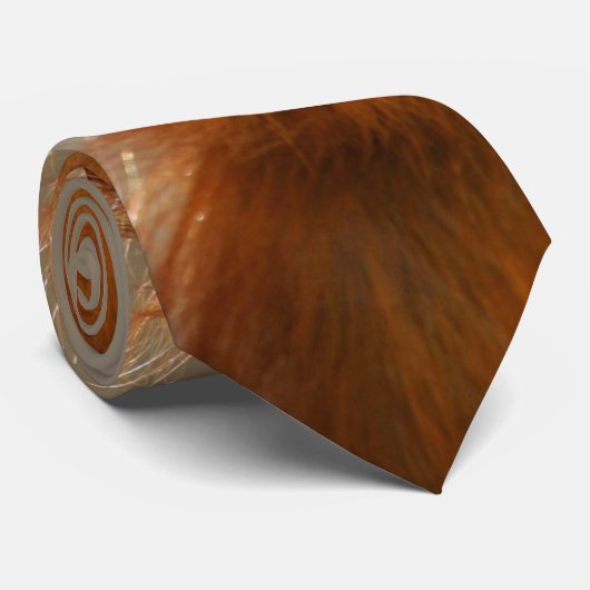 Cute Baby Orangutan Stropdas (Opgerold)