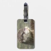 Cute Baby Otter Bagagelabel (Achterkant verticaal)