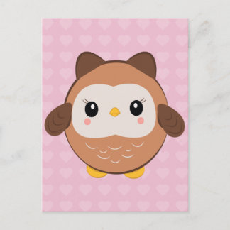 Cute Baby Owl Briefkaart