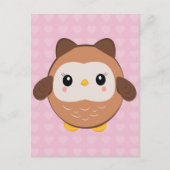 Cute Baby Owl Briefkaart (Voorkant)
