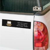 Cute Baby Owl Bumpersticker (Op Truck)