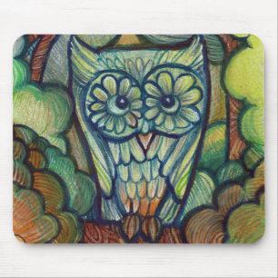 Cute Baby Owl Muismat
