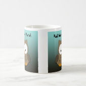 Cute Baby Owl Personalized Koffiemok (Center)