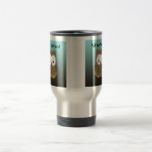 Cute Baby Owl Personalized Reisbeker (Center)