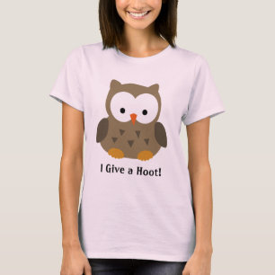 Cute Baby Owl Personalized T-shirt