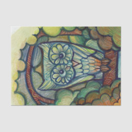 Cute Baby Owl Tissuepapier