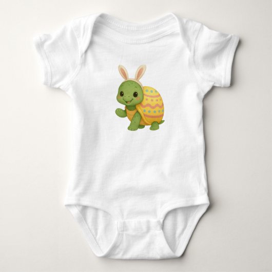 Cute baby Paas/Spring Schildpad Romper (Voorkant)